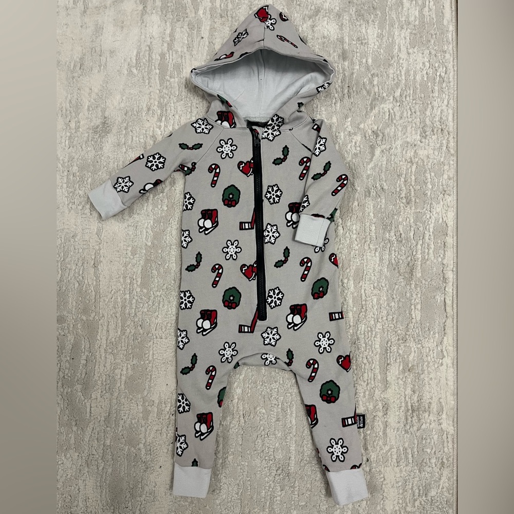 3-6 Whistle & Flute Hooded Romper